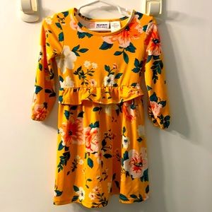 Yellow flower dress